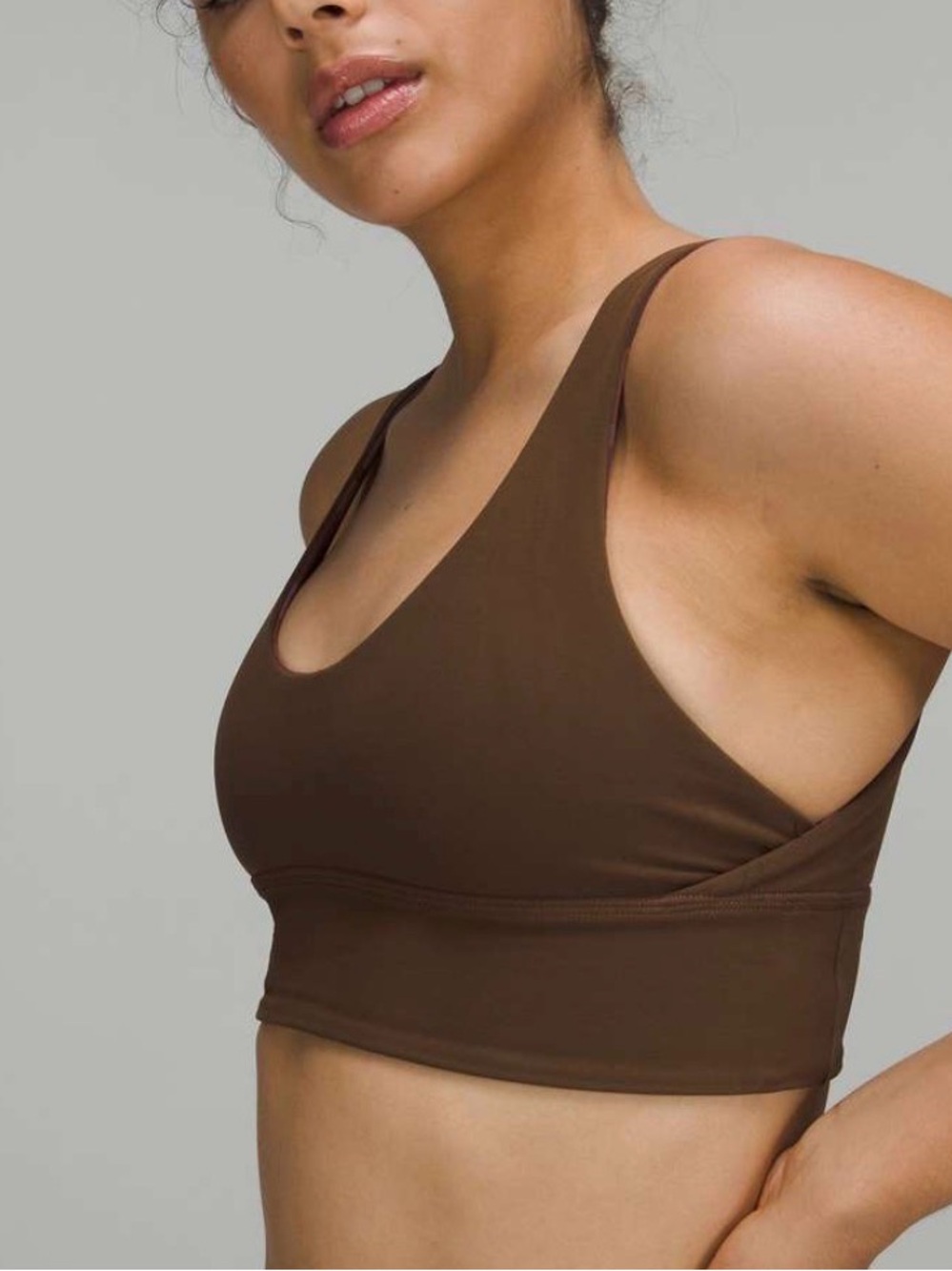 Lululemon Align Reversible bra in Chocolate Brown size 8